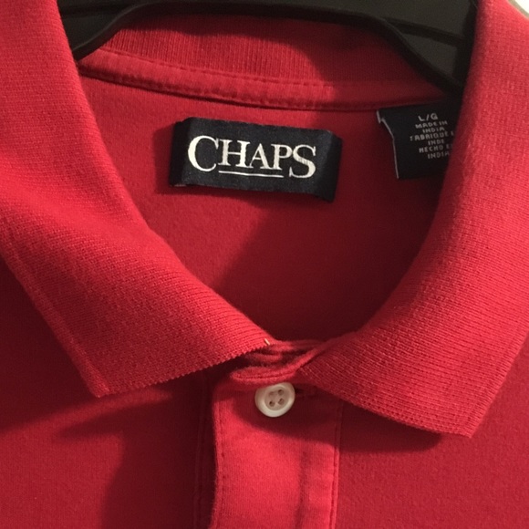 Mens Red Polos Shirt - Picture 8 of 13